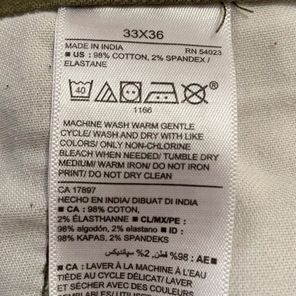 Mens Old Navy Slim Five Pocket Pants 33x36 - Picture 9 of 11